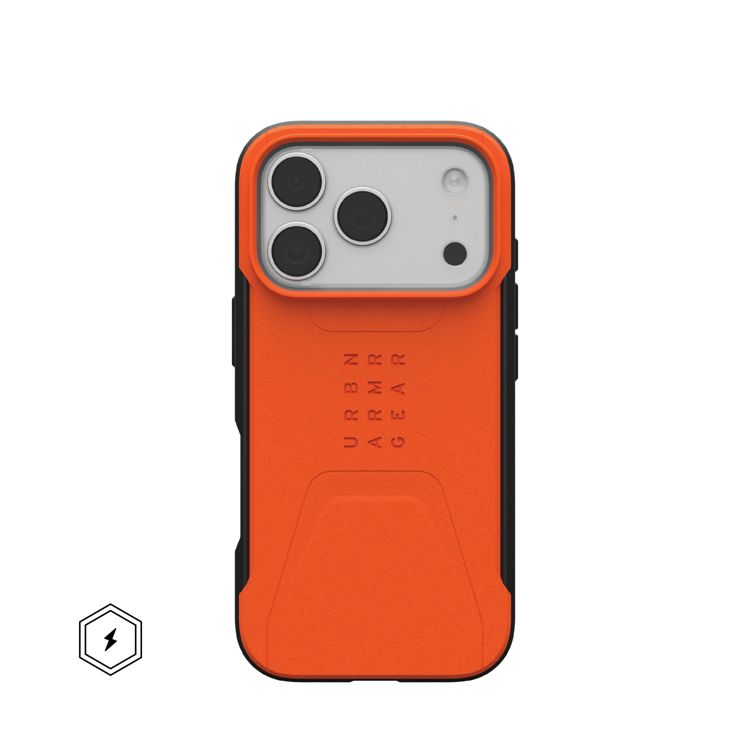 UAG iPhone 17 Pro Case, Civilian, HyperCush Impact Protection Technology, Compatible with MagSafe, 1 of 6