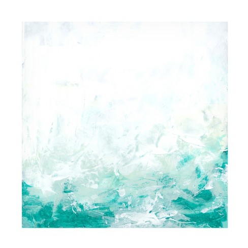 Trademark Fine Art - June Erica Vess  Turquoise Surf II Canvas Art - image 1 of 4