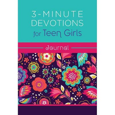 3-Minute Devotions for Teen Girls Journal - by  Compiled by Barbour Staff (Spiral Bound)