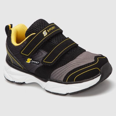 toddler boy black tennis shoes