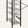 Bestier 44” Gaming Desk with LED Lights, PC Gamer Desk with 4 Tier Adjustable  Shelves & Storage Bag, Computer Office Desk for Small Spaces - 3 of 4