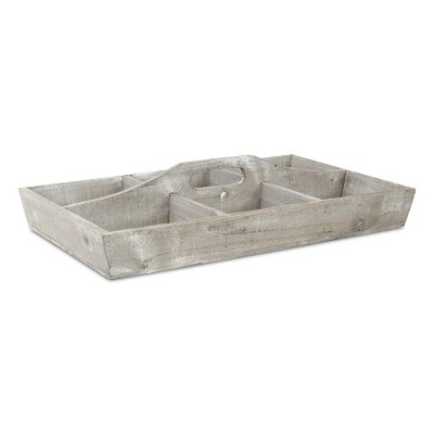 Cheung's Loomstead 6 Slot Tapered Woody Caddy - Gray