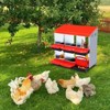 Chicken Nesting Boxes, Chicken Egg Laying Box with Chicken Perch, Roll Away Nest Box for Chicken Coop Hens Poultry - 4 of 4
