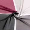 Elerevyo Women Contrast Color Square Large Satin Neck Scarves 27.6"x27.6" 1 Pc - 4 of 4