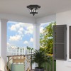 Livex Lighting Monterey/Georgetown 2 - Light Flush Mount in  Black - 2 of 4
