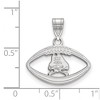 Black Bow Jewelry Sterling Silver East Carolina Pirates NCAA Pendant - 2 of 3
