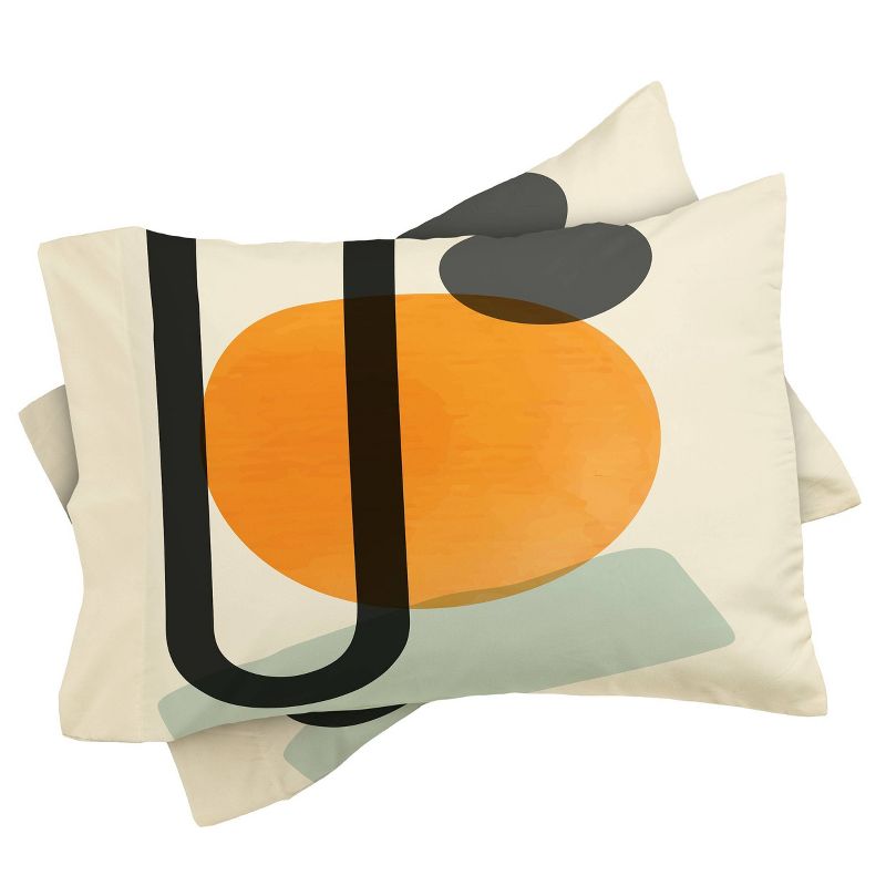 Domonique Brown Oranges Comforter Set - Deny Designs, 4 of 6