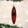 Old World Christmas Blown Glass Ornament for Christmas Tree, Red Kayak - 2 of 4
