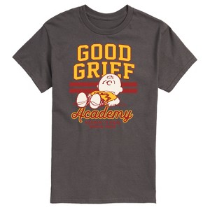 Men's - Peanuts - Good Grief Academy Short Sleeve Graphic T-Shirt - 1 of 4