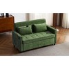 Vynxaria 56.9" Loveseat Sofa Bed with USB Ports & Adjustable Backrest - Comfort Meets Convenience - 3 of 4
