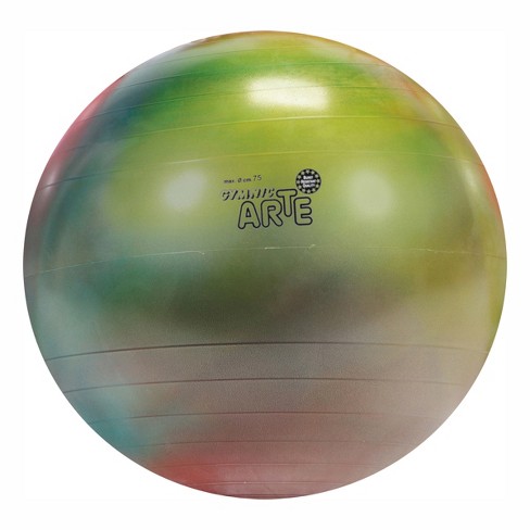 Gymnic Arte Ball Plus 75 Fitness Exercise And Therapy Ball Swirl Target