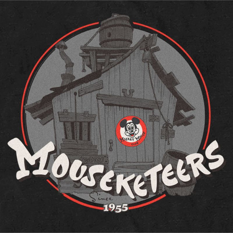 Men's Disney Mouseketeers 1955 Clubhouse T-Shirt, 2 of 6