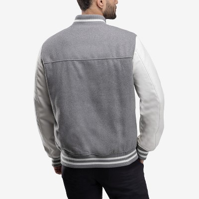 X RAY Men's Wool Varsity Bomber Jacket in NAVY/NAVY Size L — фото 2