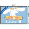 Trends International Hello Kitty and Friends: 24 Flowers - Cinnamoroll Framed Wall Poster Prints - 3 of 4