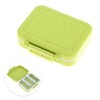 Unique Bargains 3 Grids Single Layer Independent Pill Box 1 Pc - 3 of 4