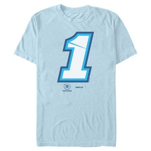 Mens NASCAR Trackhouse Ross Chastain Racing Car Number One T Shirt - 1 of 4