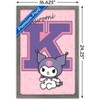 Trends International Hello Kitty and Friends: 24 College Letter - Kuromi Framed Wall Poster Prints - 3 of 4