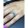 Pompeii3 3/4ct Heart Shape Diamond Engagement Ring Set 14K White Gold - 2 of 3