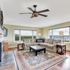 Airsurfer 48-inch Wood Reversible 5-Blade Ceiling Fan with Light and Remote - 2 of 4