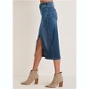 VENUS Womens Denim Midi Skirt - 4 of 4