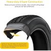 Trailer Tires,Load Range,Heavy Duty Bias Ply Vacuum Tires for Small Light Trailers Boat Towing Caravans Campers Utility Cargo,2 Pack - 3 of 4