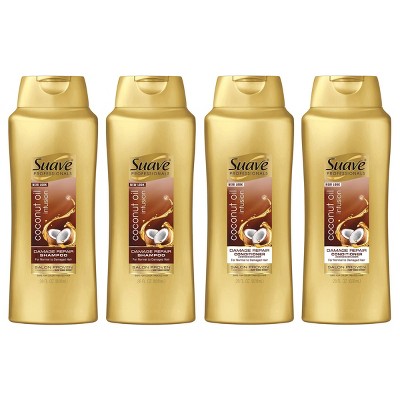 Suave Coconut Oil Shampoo and Conditioner - 4pk/28 fl oz