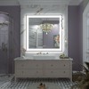 Apmir Super Bright Front & Back LED Lighted Anti-Fog Aluminum Alloy Framed Tempered Glass Bathroom/Vanity Mirror with ETL & 3-Year Warranty - 2 of 4