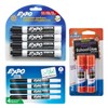 Complete School Kit – Glue, Erasers, Pens, Pencils, Highlighters & Dry Erase Markers – 70+ Pieces - 3 of 4