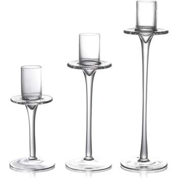 8.8 x 5.4 Glass Cloche Pillar Candle Holder Clear - Threshold™