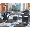 Bandele 4 Piece Living Set - Indoor/Outdoor - PAT7506 - Safavieh - 2 of 4