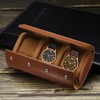Unique Bargains Leather Travel Single Watch Roll Storage Box - 4 of 4