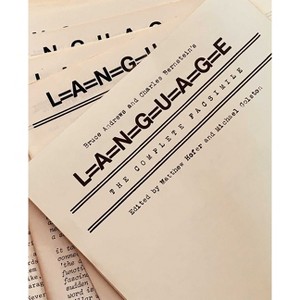 Bruce Andrews and Charles Bernstein's L=a=n=g=u=a=g=e - (Recencies Series: Research and Recovery in Twentieth-Century) (Hardcover) - 1 of 1