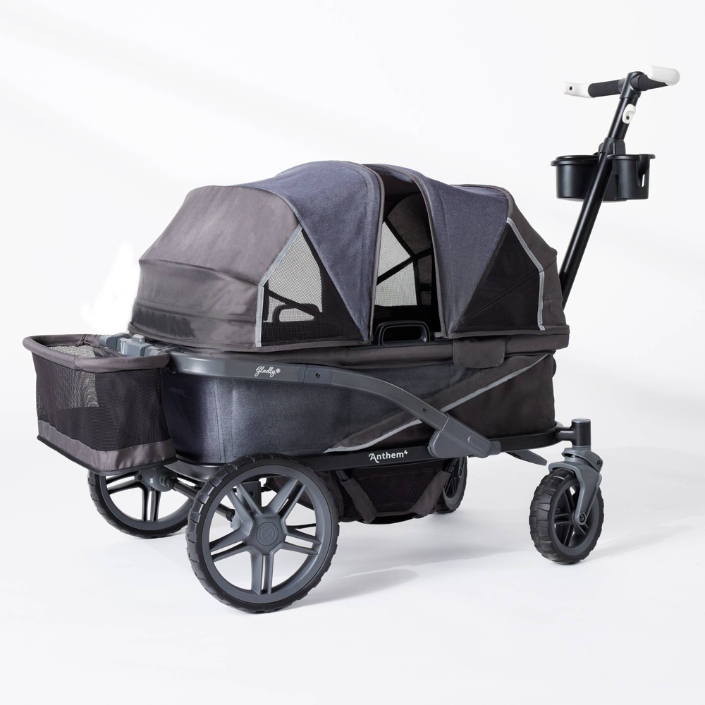 Photos - Pushchair Accessories Gladly Family Anthem4 Baby Wagon Stroller - Adventure Bundle Graphite