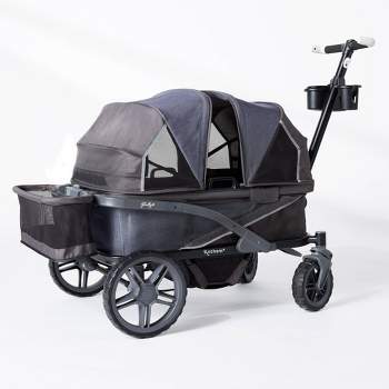 Gladly Family Anthem4 Baby Wagon Stroller - Adventure Bundle Graphite