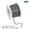 Unique Bargains Bags Clothing Decoration Crystal Rhinestone Sew on Close Claw Chain Trim - 2 of 4