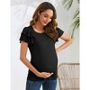 Maternity Tops Women's Flying Stylish T Shirt - 4 of 4