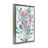 Stupell Industries Pastel Joyful Bouquet Black Framed Floater Canvas Wall Art - 3 of 4