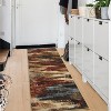 Washable Abstract Hallway Runner Rug, Non-Slip Soft Carpet for Kitchen, Living Room, Laundry Room, Low Pile - 3 of 4