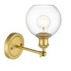 Elegant Lighting Kai 1 light Chrome and Clear Bath Sconce - 2 of 4