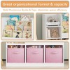 YONWAY Kids Bookcase and Bookshelf, Multifunctional Toy Storage Organizer with Collapsible Drawers for Bedroom, Playroom and Hallway - 4 of 4