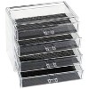 Acrylic Makeup and Jewelry Organizer—4 Drawers, Clear Accessory Organizer with Dustproof Drawers, Durable and Lightweight - 4 of 4