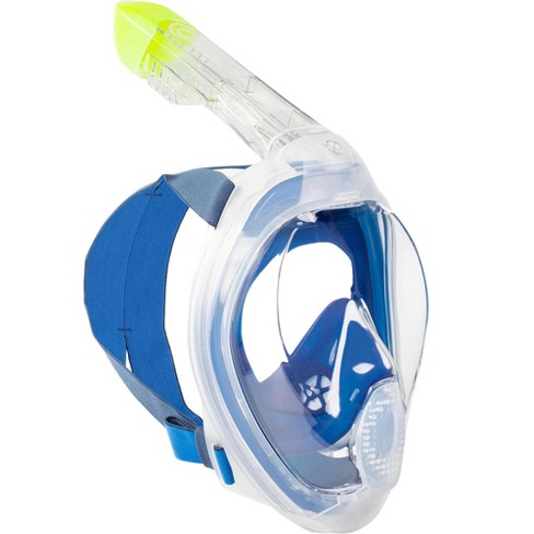 Decathlon Subea 540 Full Face Snorkel Mask And Teens - Sm, Royal Blue :