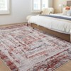 Machine Washable Area Rug Modern Abstract Non Slip Non Shedding Rug Foldable Stain Resistant Low Pile Indoor Carpet for Living Room Bedroom - 4 of 4