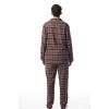 #followme Mens Plaid Button Front Flannel Pajamas Set / Winter Pajamas - 2 of 2