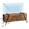 TV Stand for 65 Inch TV, Entertainment Center with Adjustable Shelf, 2 Drawers, TV Console Table, Media Console, U-Shaped Metal Legs - 2 of 4