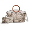 MKF Collection Phoebe Tote Women’s Faux Crocodile-Embossed Vegan Leather with Wristlet Wallet Bag by Mia K - 2 of 4