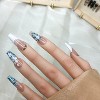 Vynxaria Blue Instant Glamour with Our Wearable Nails Size L - 4 of 4