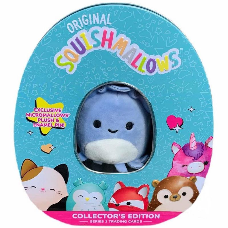 Squishmallows Stacey The Squid Trading Card Tin, 1 of 3