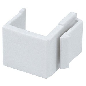 Monoprice Blank Insert For Wall Plate - White | 10Pcs/Pack - 1 of 4