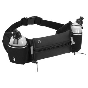 Unique Bargains Men's Hydration Adjustable Anti-slip Running Waist Pack - 1 of 4
